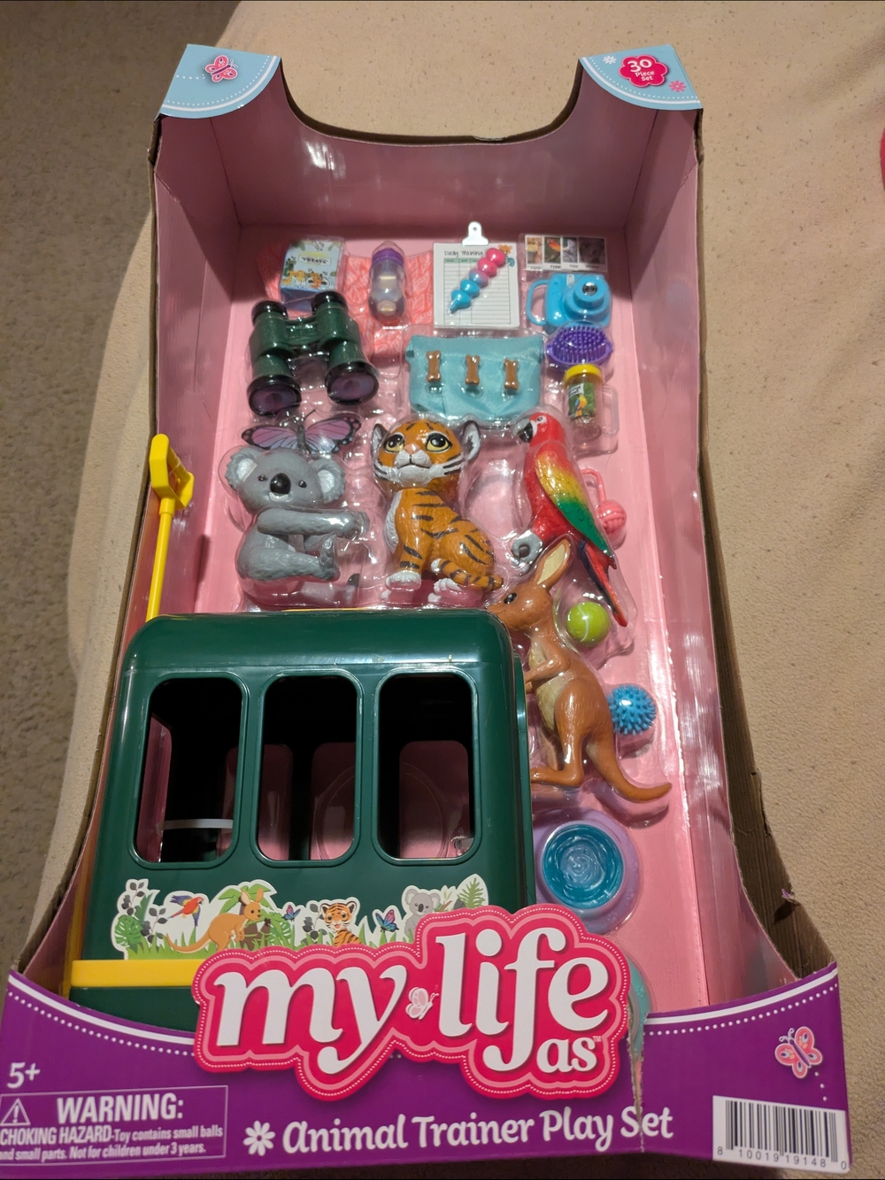 Animal Trainer Play Set - Pink & Green